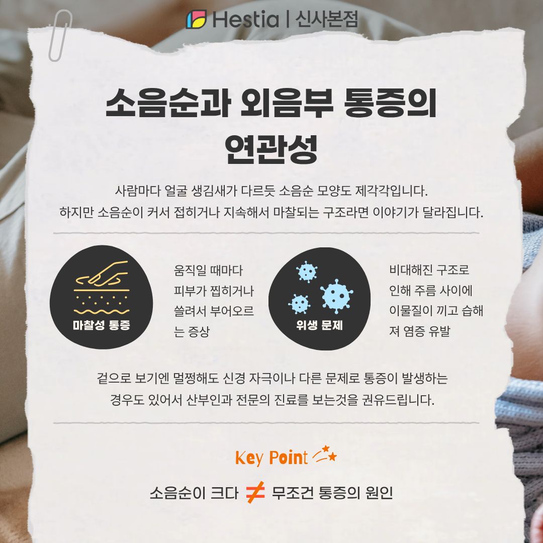 소음순과 외음부 통증 연관있나요?